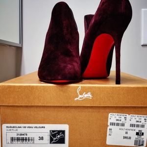 Christian Louboutin - 100 Veau Velours - VL96 Plum
